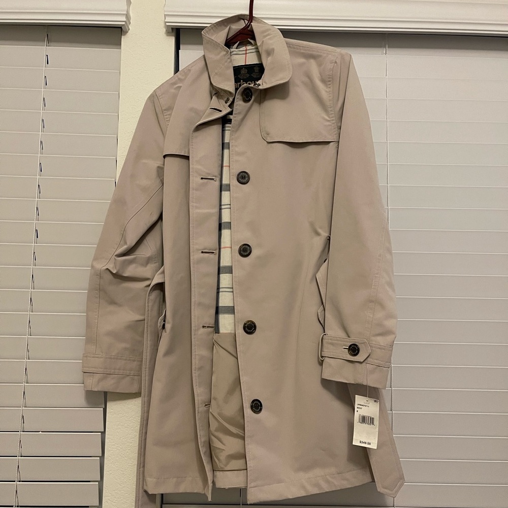 Barbour Jacket - Mist - Size 6
